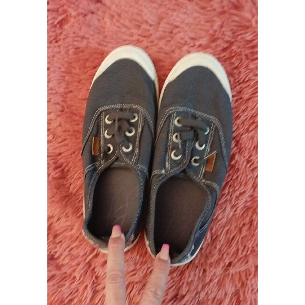 Women's Blowfish Denim Look Distressed Multicolored Back Slip On Shoes Size 7.5 - Picture 6 of 8
